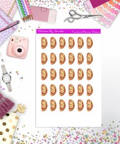 Banana Bread  Planner Stickers