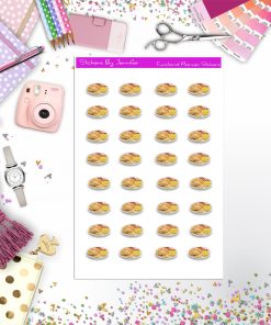 Breakfast Plate Planner Stickers