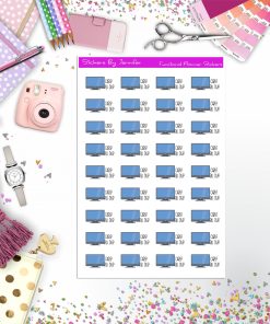 Cable Bill Due  Planner Stickers