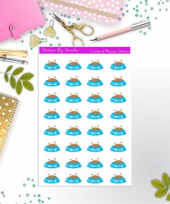 Cat Food Bowl Planner Stickers