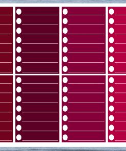 Checklist Lined Full Box Planner Stickers, Full Box Planner Stickers, Functional Planner Stickers, Journal Stickers, Stationary Stickers,