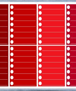 Checklist Lined Full Box Planner Stickers, Full Box Planner Stickers, Functional Planner Stickers, Journal Stickers, Stationary Stickers,