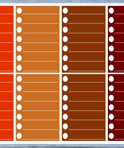 Checklist Lined Full Box Planner Stickers, Full Box Planner Stickers, Functional Planner Stickers, Journal Stickers, Stationary Stickers,