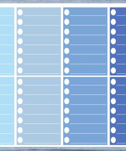 Checklist Lined Full Box Planner Stickers, Full Box Planner Stickers, Functional Planner Stickers, Journal Stickers, Stationary Stickers,