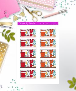 Cleaning Planner Stickers