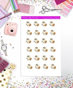 Coffee And Cookies Planner Stickers