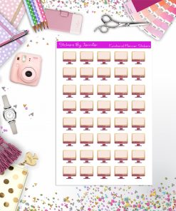 Computer Monitor Planner Stickers