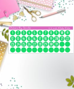 Date Covers, Date Dots, Number Stickers P-29, Planner Stickers, Journal Stickers, Functional Planner Stickers, Stationary Stickers