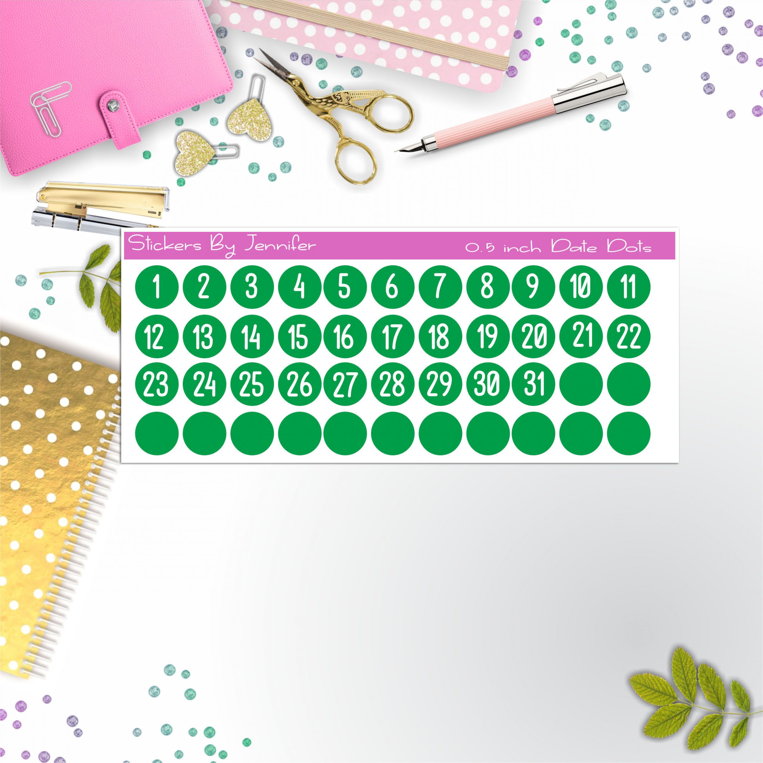 Date Covers, Date Dots, Number Stickers P-30, Planner Stickers, Journal Stickers, Functional Planner Stickers, Stationary Stickers