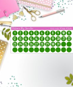 Date Covers, Date Dots, Number Stickers P-34, Planner Stickers, Journal Stickers, Functional Planner Stickers, Stationary Stickers