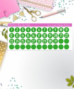 Date Covers, Date Dots, Number Stickers P-35, Planner Stickers, Journal Stickers, Functional Planner Stickers, Stationary Stickers
