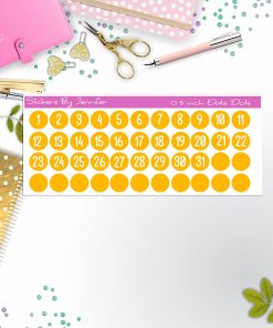 Date Covers, Date Dots, Number Stickers P-41, Planner Stickers, Journal Stickers, Functional Planner Stickers, Stationary Stickers