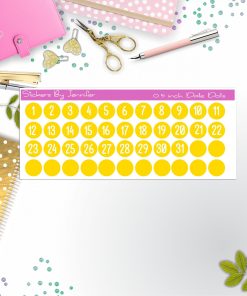 Date Covers, Date Dots, Number Stickers P-42, Planner Stickers, Journal Stickers, Functional Planner Stickers, Stationary Stickers