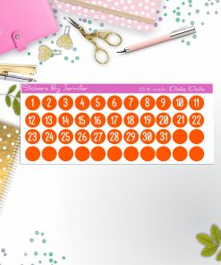 Date Covers, Date Dots, Number Stickers P-46, Planner Stickers, Journal Stickers, Functional Planner Stickers, Stationary Stickers