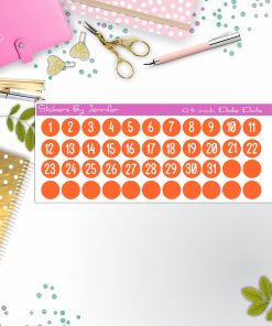 Date Covers, Date Dots, Number Stickers P-47, Planner Stickers, Journal Stickers, Functional Planner Stickers, Stationary Stickers