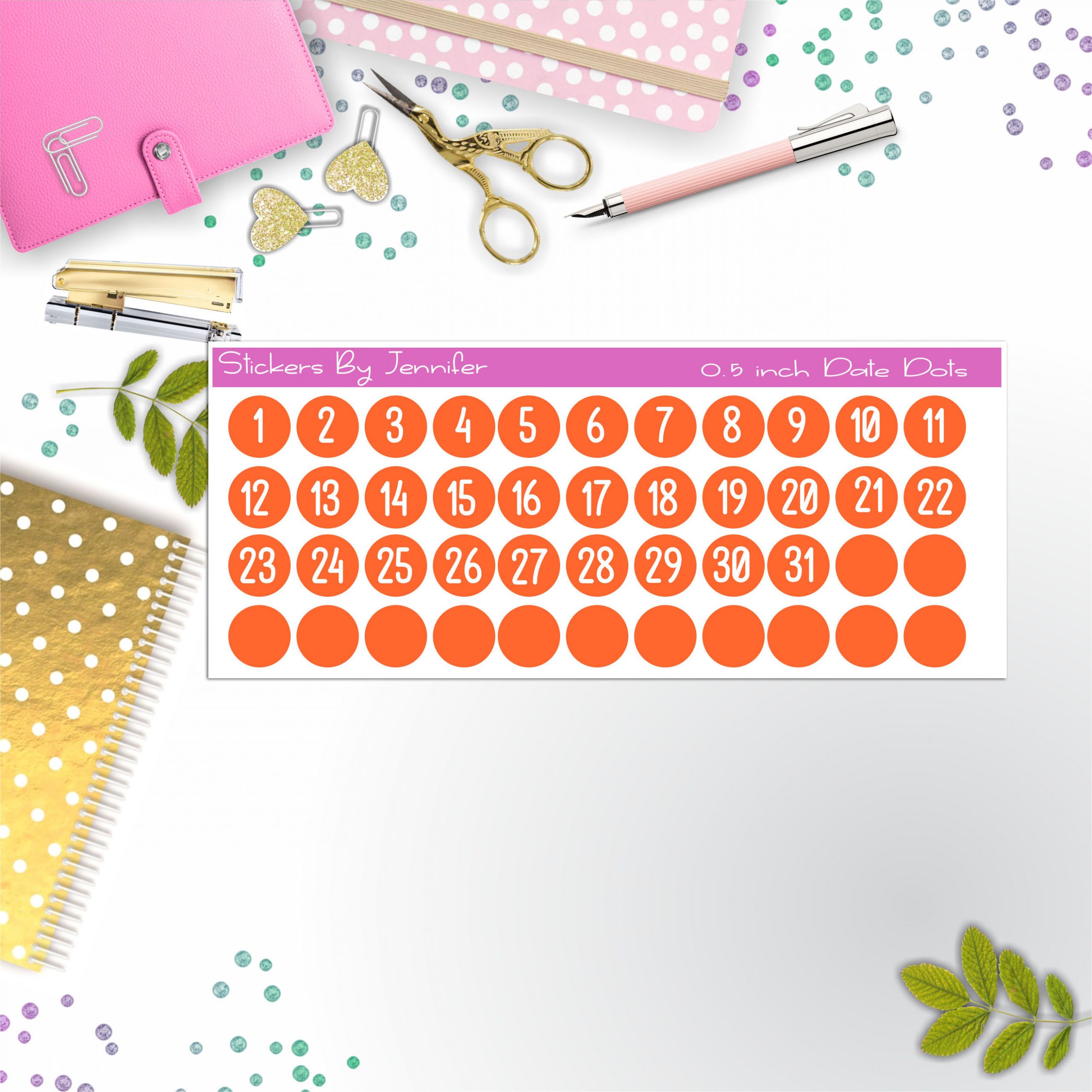 Date Covers, Date Dots, Number Stickers P-47, Planner Stickers, Journal Stickers, Functional Planner Stickers, Stationary Stickers