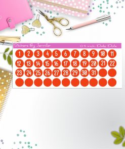Date Covers, Date Dots, Number Stickers P-48, Planner Stickers, Journal Stickers, Functional Planner Stickers, Stationary Stickers