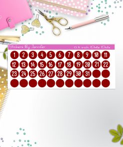 Date Covers, Date Dots, Number Stickers P-53, Planner Stickers, Journal Stickers, Functional Planner Stickers, Stationary Stickers