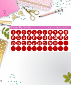 Date Covers, Date Dots, Number Stickers P-54, Planner Stickers, Journal Stickers, Functional Planner Stickers, Stationary Stickers