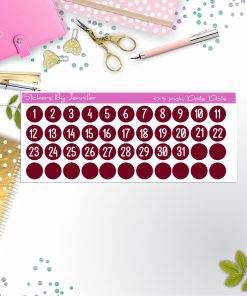 Date Covers, Date Dots, Number Stickers P-57, Planner Stickers, Journal Stickers, Functional Planner Stickers, Stationary Stickers