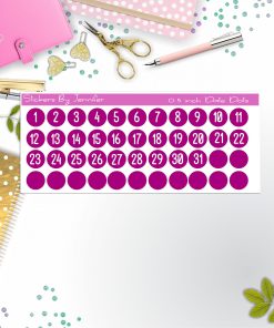 Date Covers, Date Dots, Number Stickers P-63, Planner Stickers, Journal Stickers, Functional Planner Stickers, Stationary Stickers