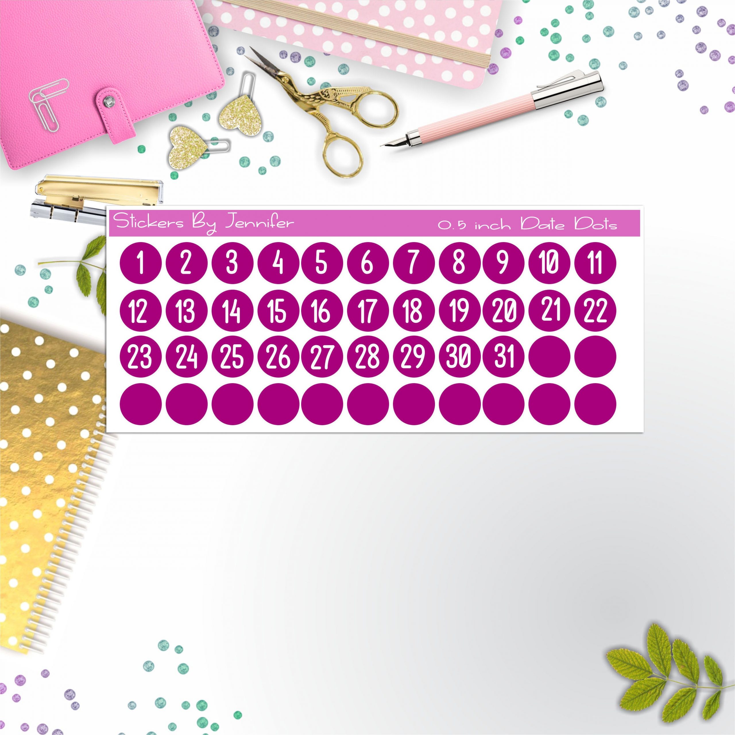 Date Covers, Date Dots, Number Stickers P-63, Planner Stickers, Journal Stickers, Functional Planner Stickers, Stationary Stickers