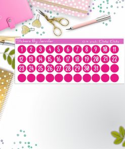 Date Covers, Date Dots, Number Stickers P-79, Planner Stickers, Journal Stickers, Functional Planner Stickers, Stationary Stickers
