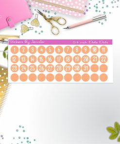 Date Covers, Date Dots, Number Stickers P-86, Planner Stickers, Journal Stickers, Functional Planner Stickers, Stationary Stickers