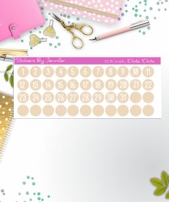 Date Covers, Date Dots, Number Stickers P-91, Planner Stickers, Journal Stickers, Functional Planner Stickers, Stationary Stickers