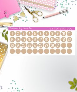 Date Covers, Date Dots, Number Stickers P-92, Planner Stickers, Journal Stickers, Functional Planner Stickers, Stationary Stickers