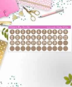Date Covers, Date Dots, Number Stickers P-93, Planner Stickers, Journal Stickers, Functional Planner Stickers, Stationary Stickers