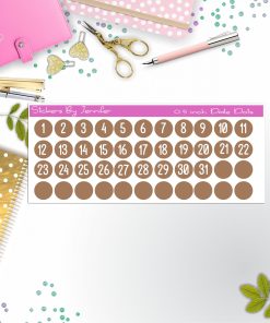 Date Covers, Date Dots, Number Stickers P-94, Planner Stickers, Journal Stickers, Functional Planner Stickers, Stationary Stickers