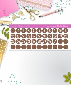 Date Covers, Date Dots, Number Stickers P-95, Planner Stickers, Journal Stickers, Functional Planner Stickers, Stationary Stickers