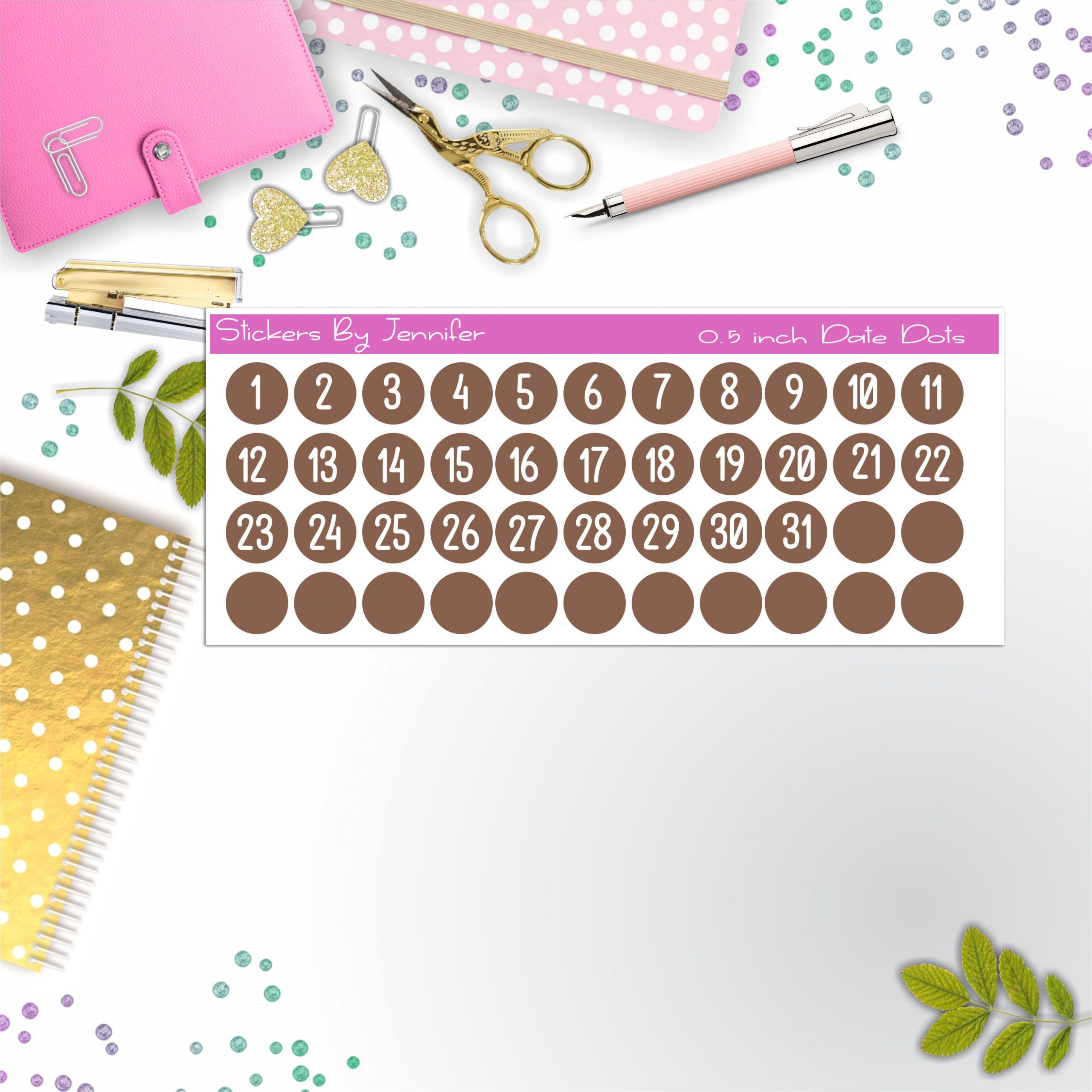 Date Covers, Date Dots, Number Stickers P-95, Planner Stickers, Journal Stickers, Functional Planner Stickers, Stationary Stickers