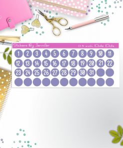 Date Covers, Date Dots P-1, Planner Stickers, Journal Stickers, Functional Planner Stickers, Stationary Stickers