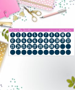 Date Covers, Date Dots P-18, Planner Stickers, Journal Stickers, Functional Planner Stickers, Stationary Stickers