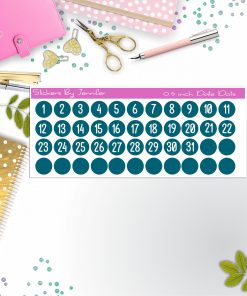 Date Covers, Date Dots P-19, Planner Stickers, Journal Stickers, Functional Planner Stickers, Stationary Stickers