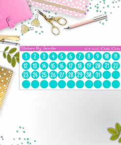 Date Covers, Date Dots P-22, Planner Stickers, Journal Stickers, Functional Planner Stickers, Stationary Stickers