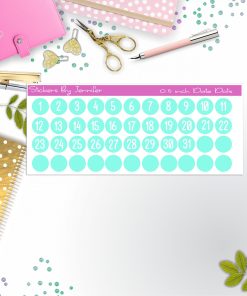 Date Covers, Date Dots P-24, Planner Stickers, Journal Stickers, Functional Planner Stickers, Stationary Stickers