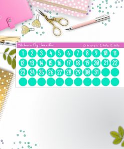 Date Covers, Date Dots P-25, Planner Stickers, Journal Stickers, Functional Planner Stickers, Stationary Stickers