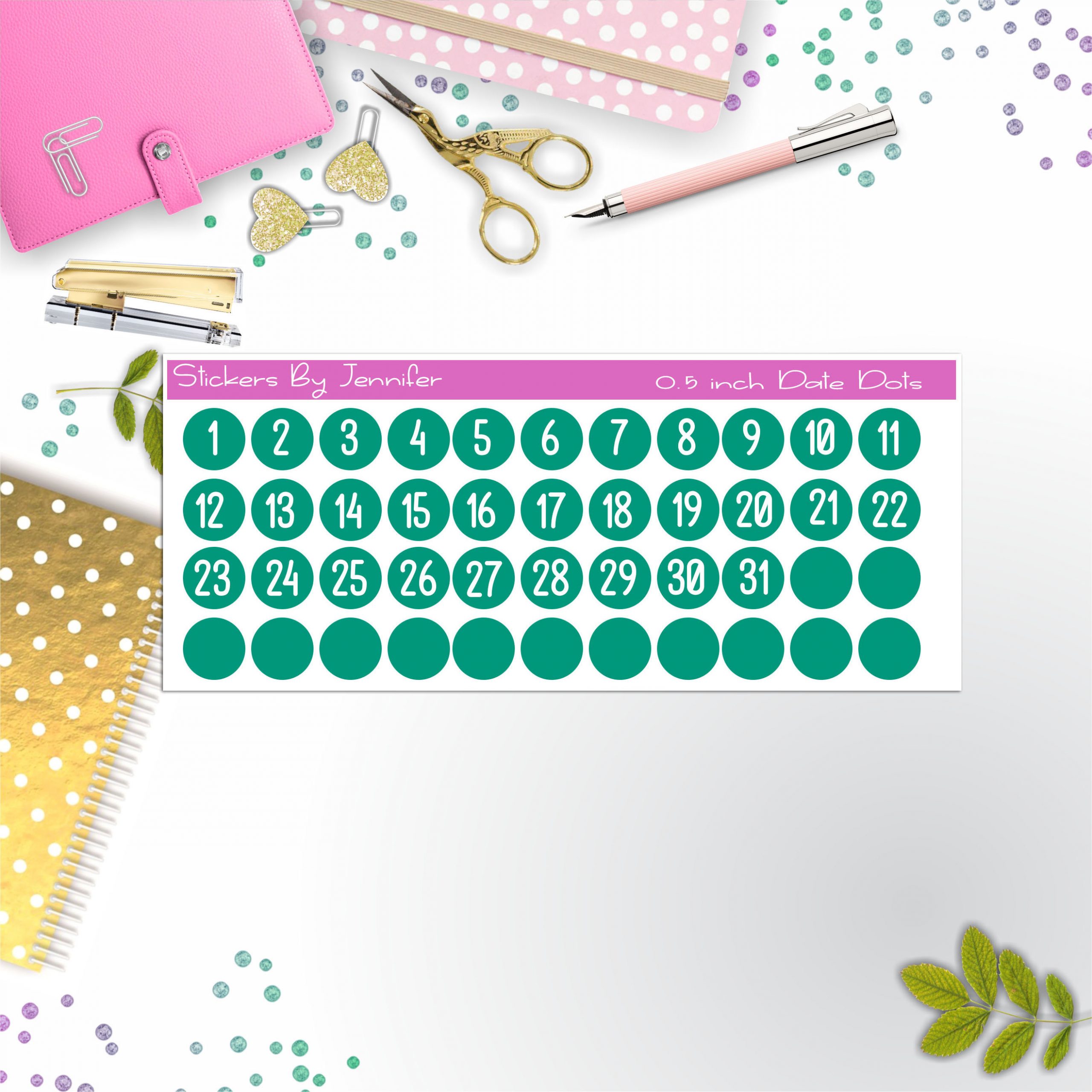 Date Covers, Date Dots P-26, Planner Stickers, Journal Stickers, Functional Planner Stickers, Stationary Stickers
