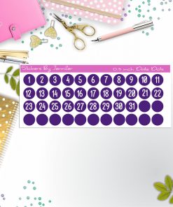 Date Covers, Date Dots P-4, Planner Stickers, Journal Stickers, Functional Planner Stickers, Stationary Stickers