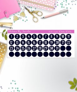 Date Covers, Date Dots P-7, Planner Stickers, Journal Stickers, Functional Planner Stickers, Stationary Stickers