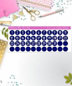 Date Covers, Date Dots P-9, Planner Stickers, Journal Stickers, Functional Planner Stickers, Stationary Stickers