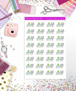 Daycare Bill Due Planner Stickers