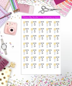 Electric Bill Due  Planner Stickers