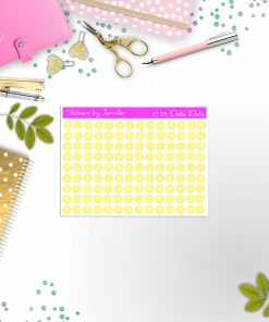 Mini Date Covers, Date Dots, Number Stickers M-1, Planner Stickers, Journal Stickers, Functional Planner Stickers, Stationary Stickers