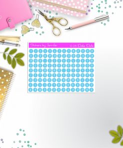 Mini Date Covers, Date Dots, Number Stickers M-32, Planner Stickers, Journal Stickers, Functional Planner Stickers, Stationary Stickers