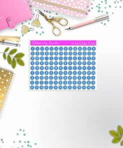 Mini Date Covers, Date Dots, Number Stickers M-35, Planner Stickers, Journal Stickers, Functional Planner Stickers, Stationary Stickers