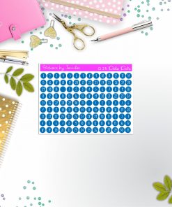 Mini Date Covers, Date Dots, Number Stickers M-36, Planner Stickers, Journal Stickers, Functional Planner Stickers, Stationary Stickers